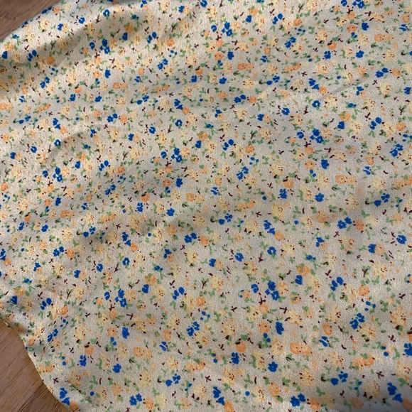 Princess Polly After Thought Green Floral Mini Slip Dress Summer Y2K Mini Size 6 - Picture 10 of 11